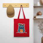 Backpacking Tote Bag – Find Your Way - red